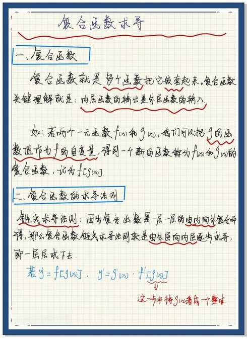 简单复合函数的导数（简单复合函数的导数视频讲解）