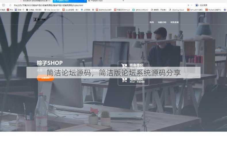简洁论坛源码