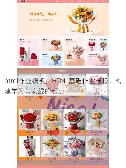 html作业模板