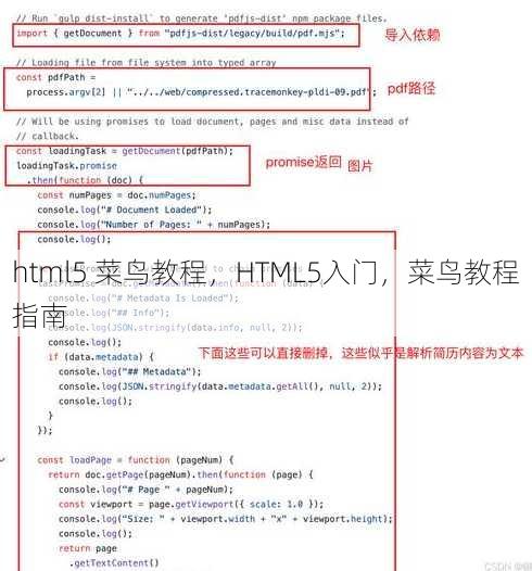 html5 菜鸟教程
