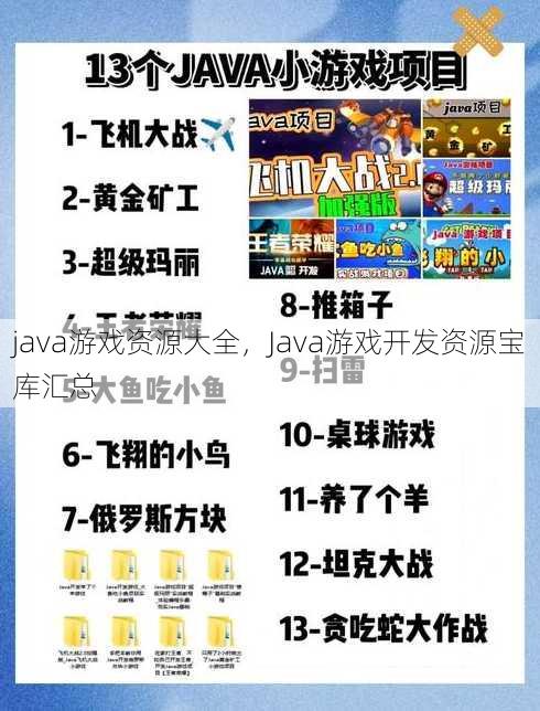 java游戏资源大全