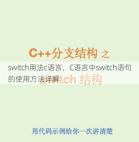 switch用法c语言