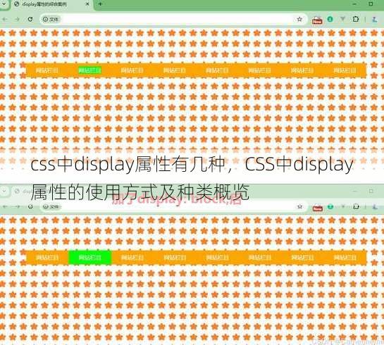 css中display属性有几种