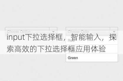 input下拉选择框