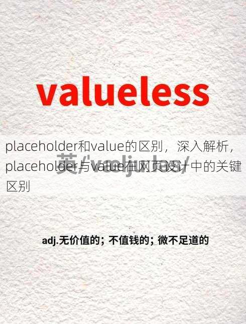 placeholder和value的区别