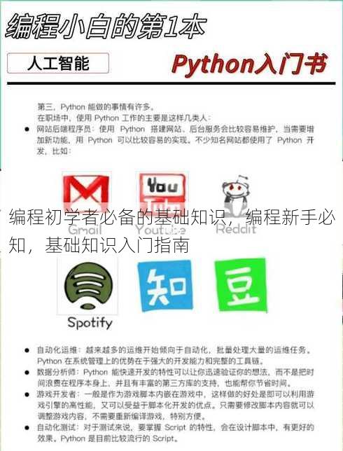 编程初学者必备的基础知识