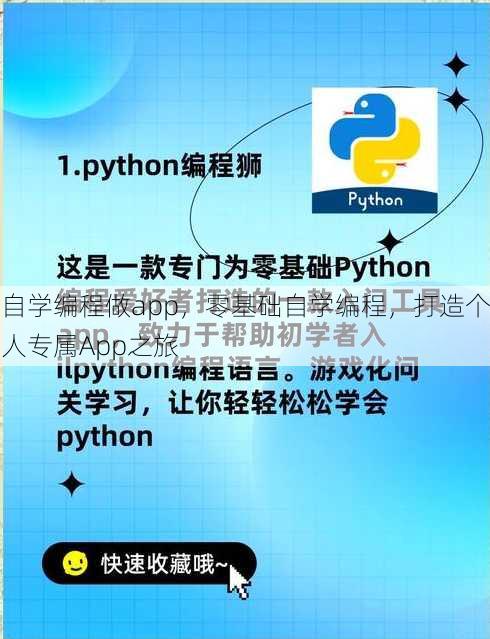 自学编程做app