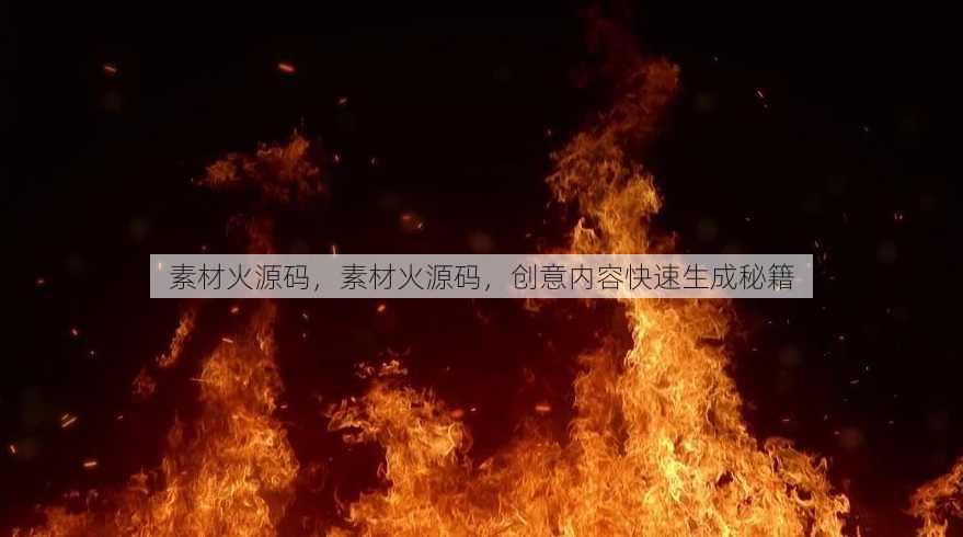 素材火源码