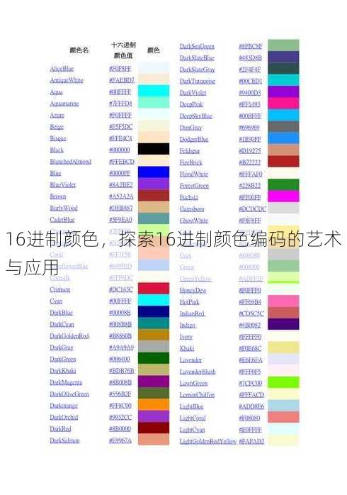 16进制颜色