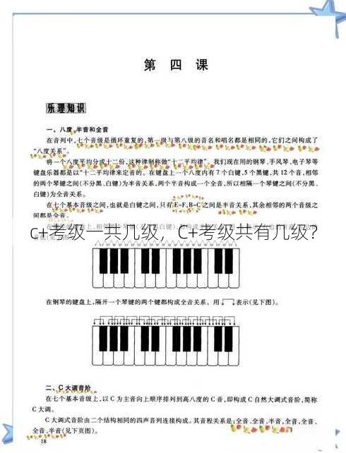 c+考级一共几级