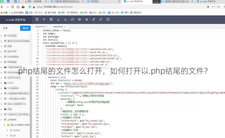 php结尾的文件怎么打开