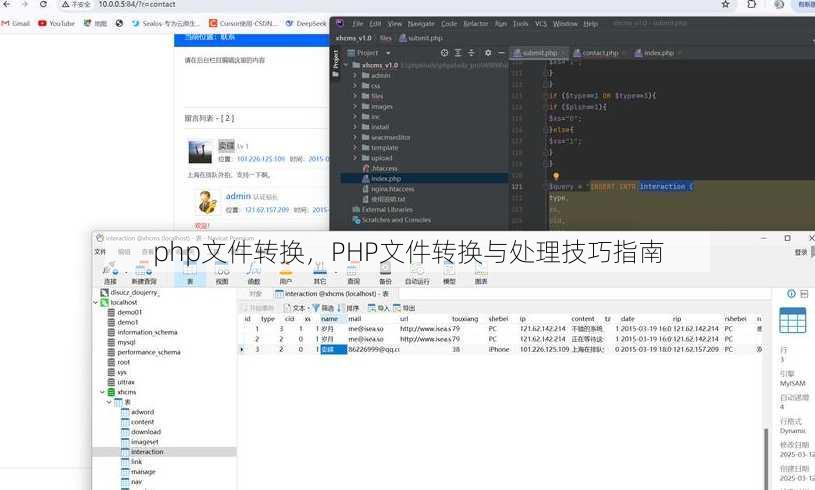 php文件转换