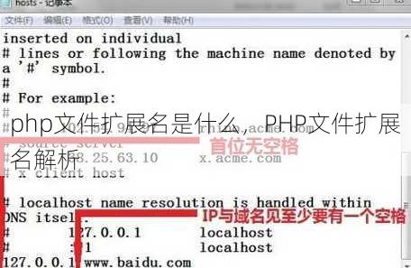 php文件扩展名是什么