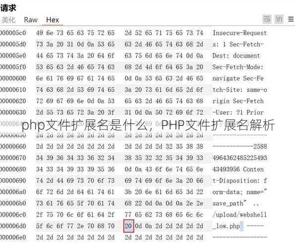 php文件扩展名是什么