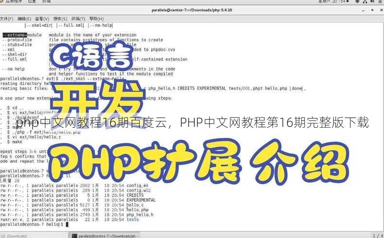 php中文网教程16期百度云