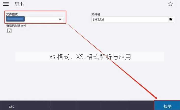 xsl格式