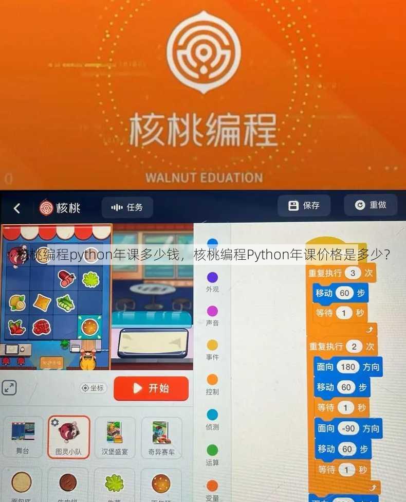 核桃编程python年课多少钱