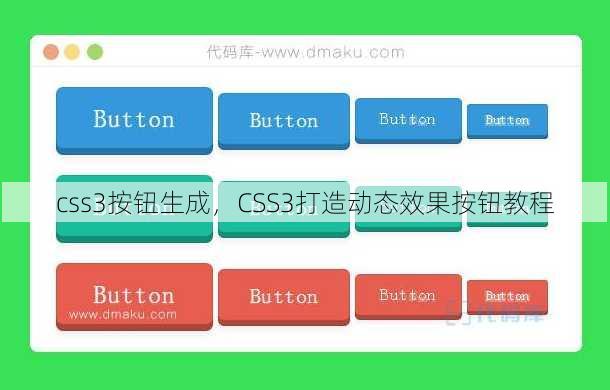css3按钮生成