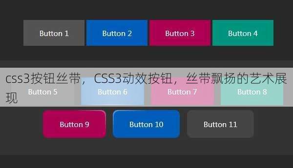 css3按钮丝带