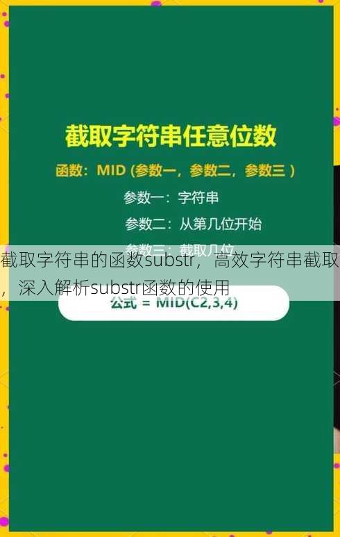 截取字符串的函数substr