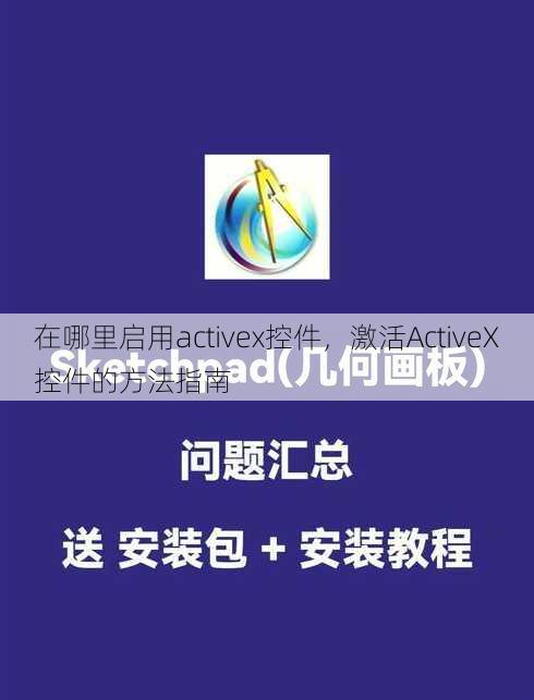 在哪里启用activex控件