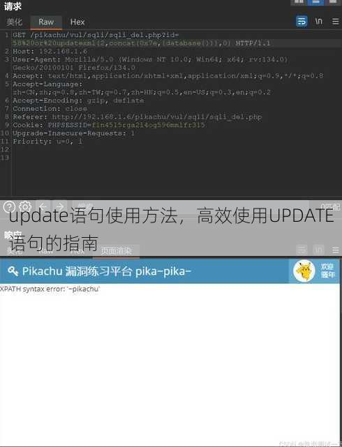 update语句使用方法