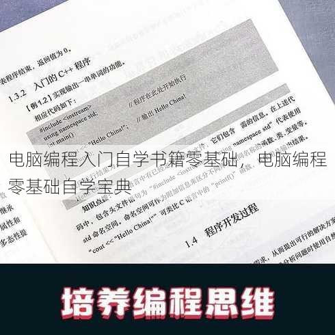 电脑编程入门自学书籍零基础