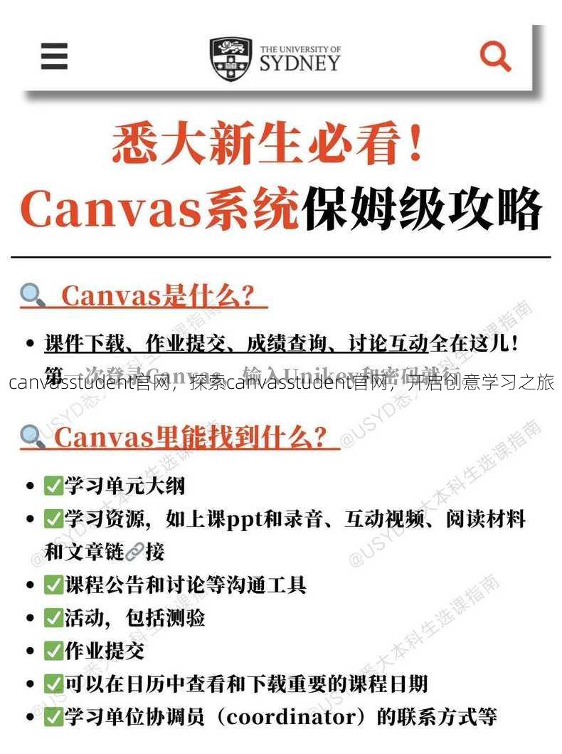canvasstudent官网