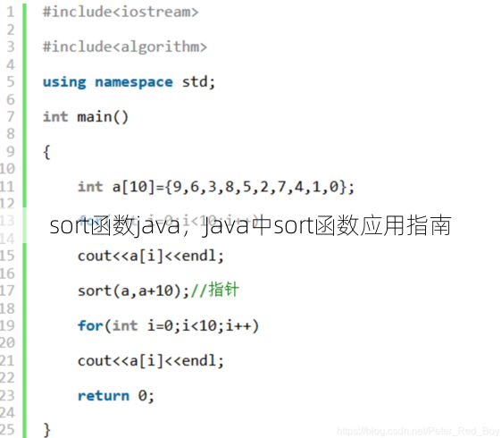sort函数java
