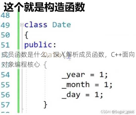 成员函数是什么