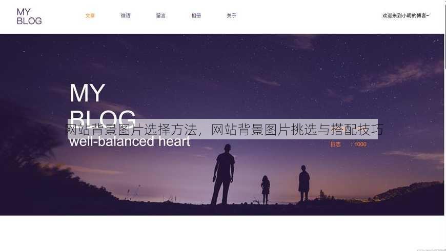 网站背景图片选择方法