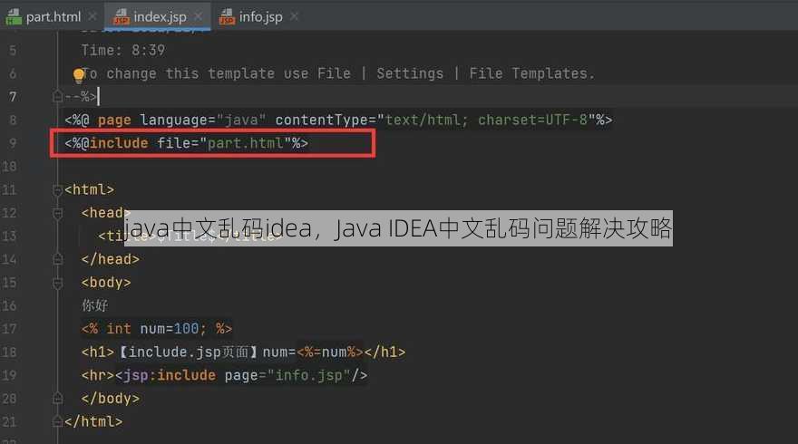 java中文乱码idea