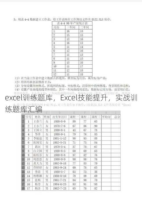 excel训练题库