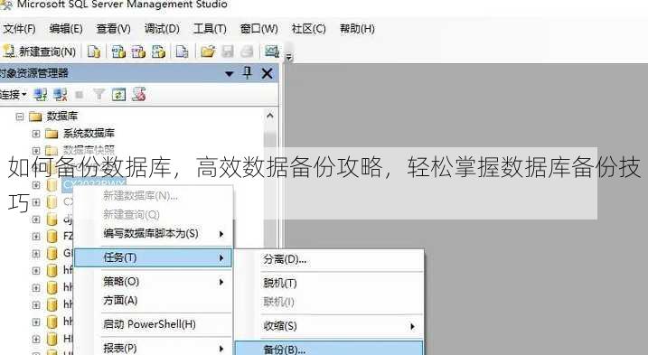 如何备份数据库