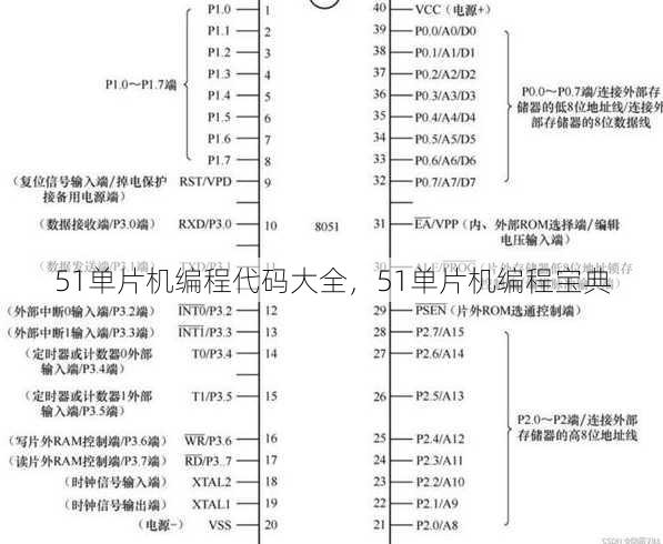 51单片机编程代码大全