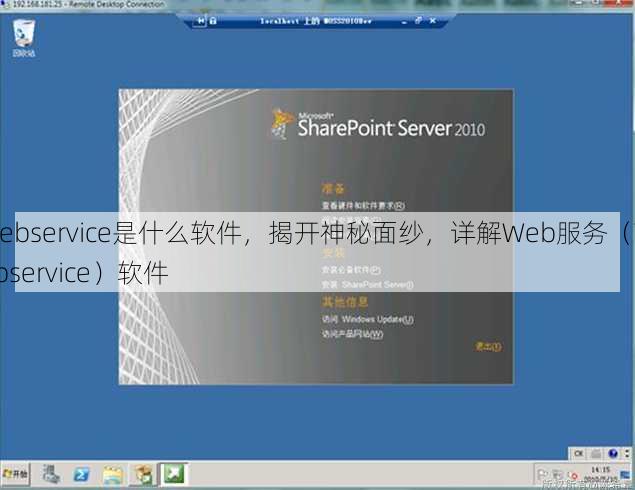 webservice是什么软件