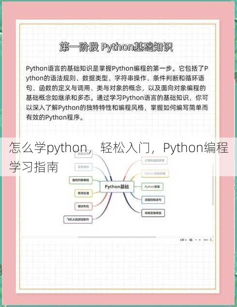 怎么学python