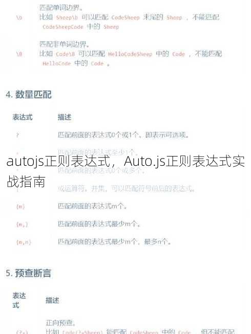 autojs正则表达式