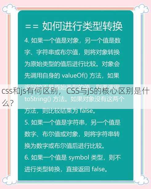 css和js有何区别