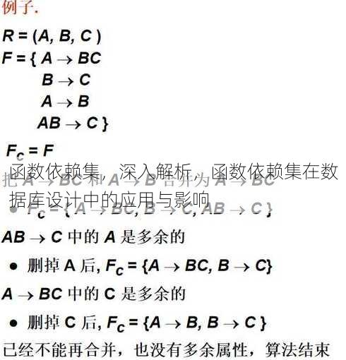函数依赖集