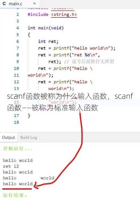 scanf函数被称为什么输入函数