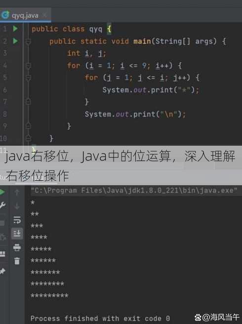 java右移位