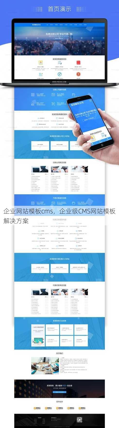 企业网站模板cms