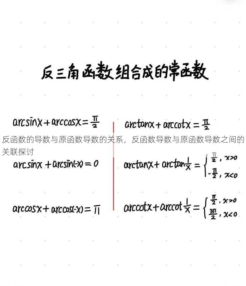 反函数的导数与原函数导数的关系