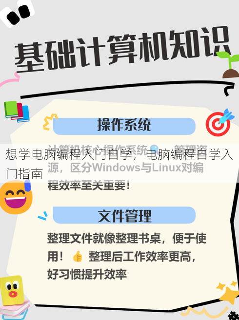 想学电脑编程入门自学