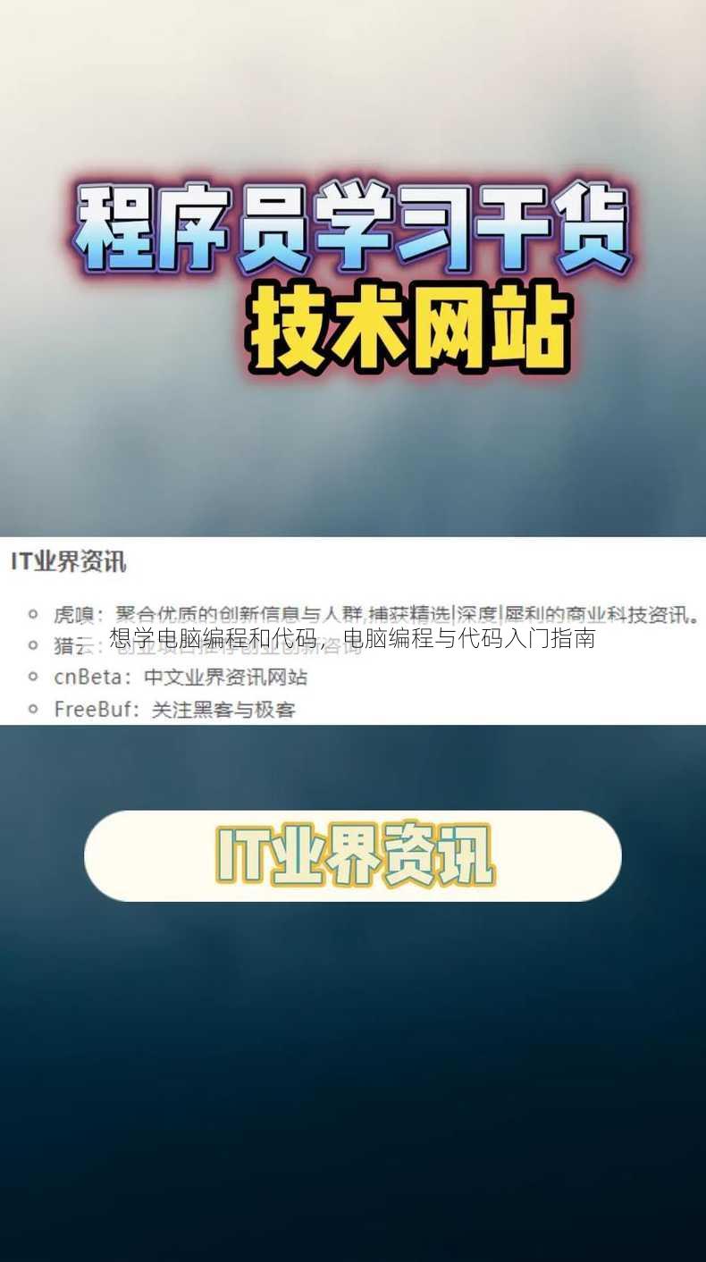 想学电脑编程和代码