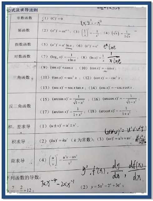 大学反函数求导例题（大学反函数求导例题及答案）