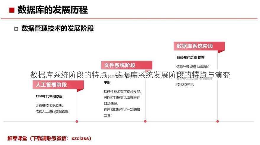 数据库系统阶段的特点