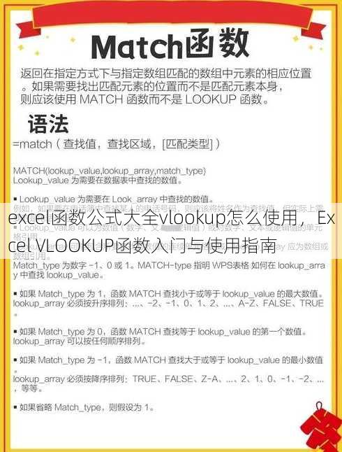 excel函数公式大全vlookup怎么使用