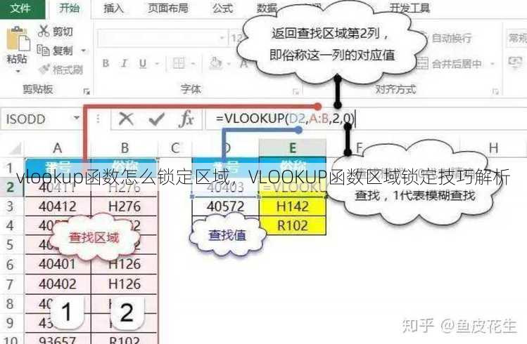 vlookup函数怎么锁定区域